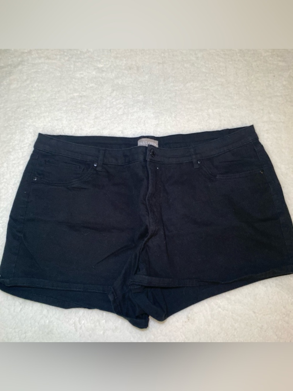 Falls Creek Black Denim Jean Shorts